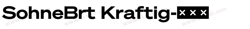 SohneBrt Kraftig字体转换